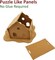 4E's Novelty Foam Gingerbread House Craft Kit (2 Pack), DIY 3D Christmas Crafts for Kids, Self-Adhesive Foam Stickers, Build & Decorate Holiday Craft Kit for Toddlers, Preschool & Kids